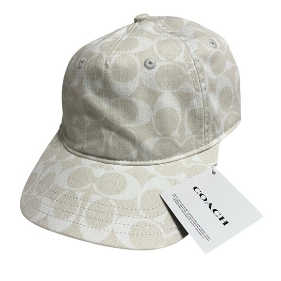 COACH Signature Jacquard Baseball Hat - Picture 5 of 8
